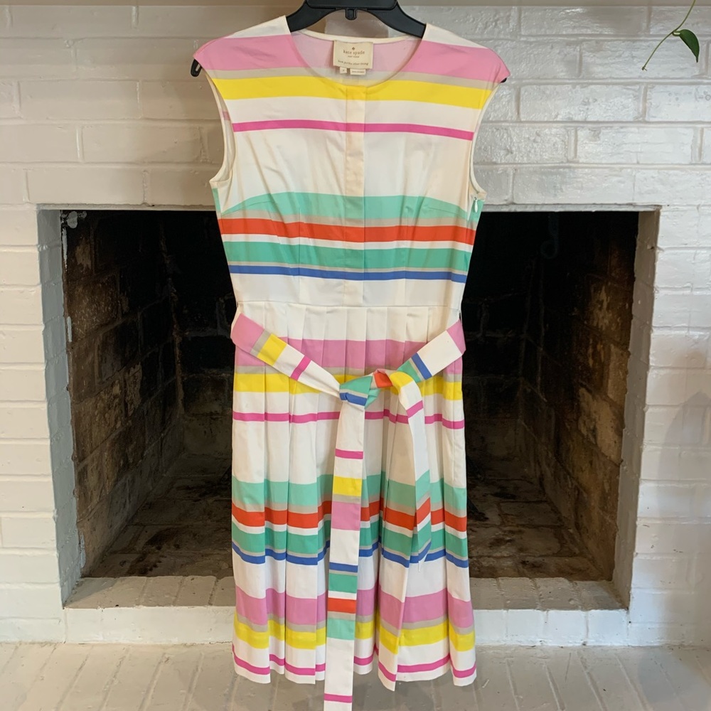 Kate Spade Rainbow Striped Dress